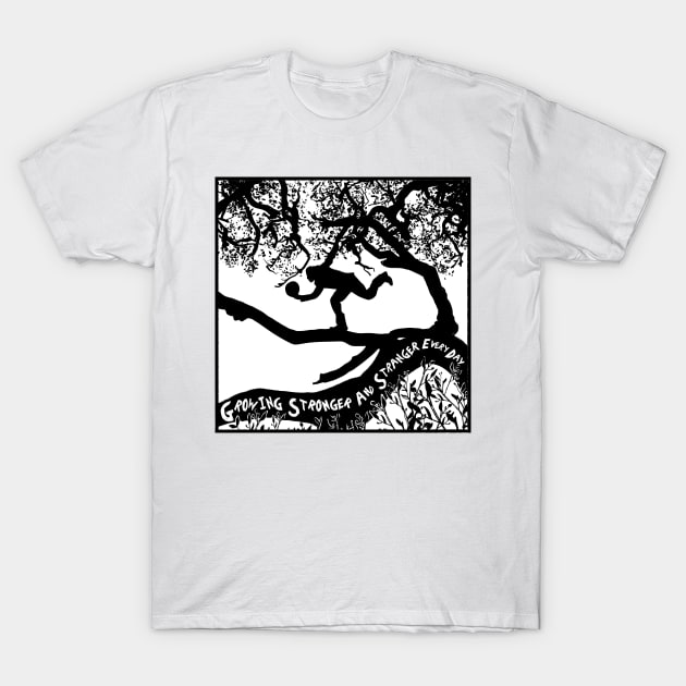 Tom Waits Crooked Tree T-Shirt by Eyeballkid-